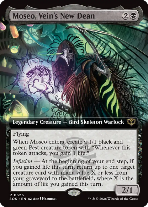 Moseo, Vein's New Dean (Extended Art Foil)