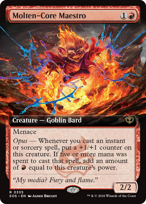 Molten-Core Maestro (Extended Art Foil)
