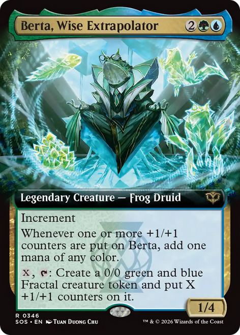 Berta, Wise Extrapolator (Extended Art Foil)