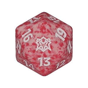 Magic Secrets of Strixhaven Spindown Dice - Lorehold
