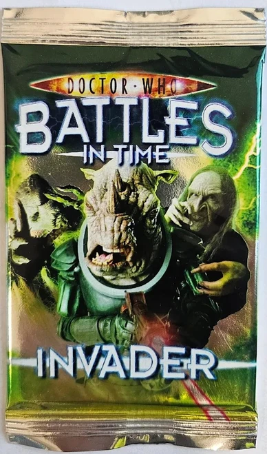 Doctor Who Battle In Time Invader Booster Pack