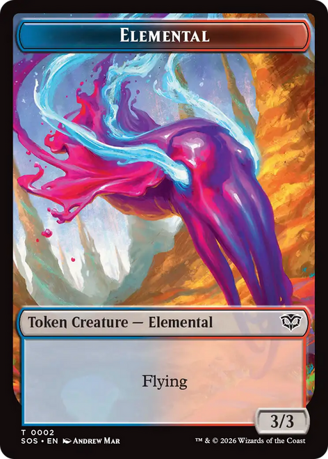 Secrets of Strixhaven - Elemental Token (#2) (Foil)