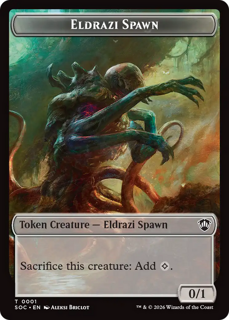 Secrets of Strixhaven Commander - Eldrazi Spawn Token