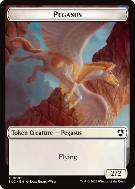 Secrets of Strixhaven Commander - Pegasus Token