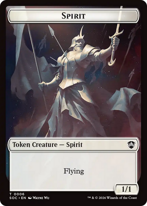 Secrets of Strixhaven Commander - Spirit Token (#6)