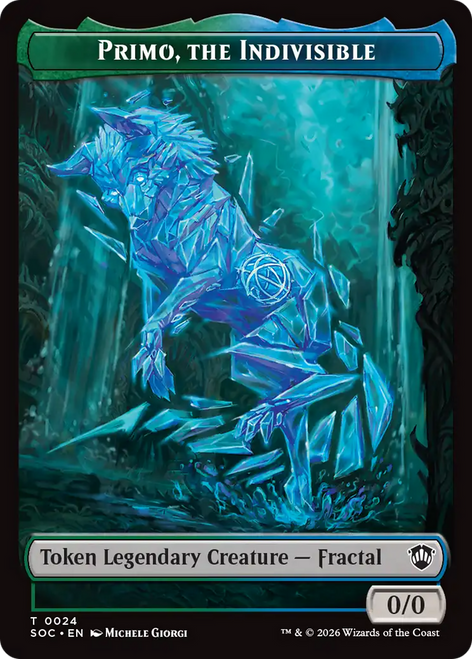 Secrets of Strixhaven Commander - Primo, the Indivisible Token