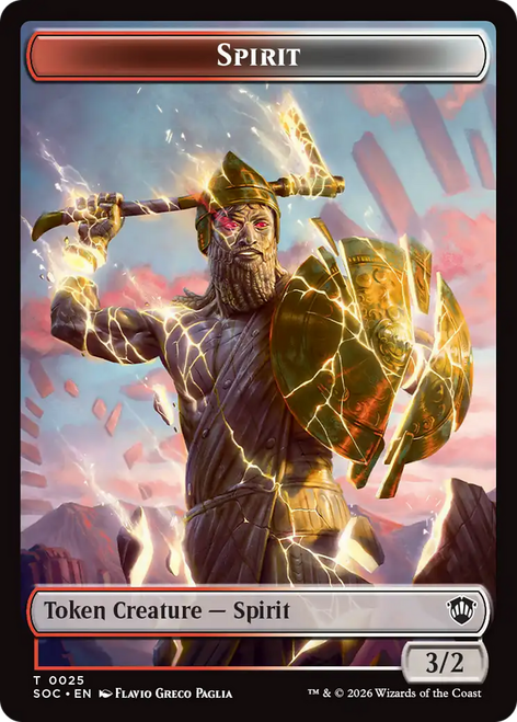 Secrets of Strixhaven Commander - Spirit Token (#25)