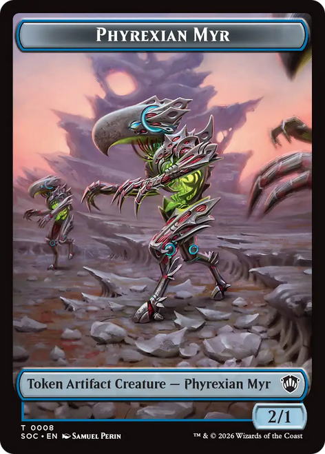 Secrets of Strixhaven Commander - Phyrexian Myr Token (Foil)