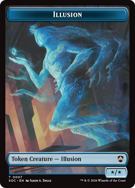 Secrets of Strixhaven Commander - Illusion Token (Foil)
