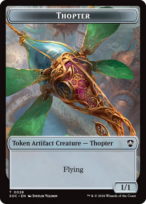 Secrets of Strixhaven Commander - Thopter Token (Foil)