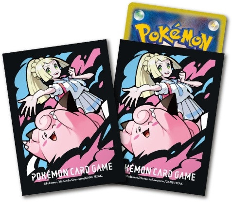 Pokemon Center Japan - Lillie's Clefairy (Black Border) Sleeves (64)