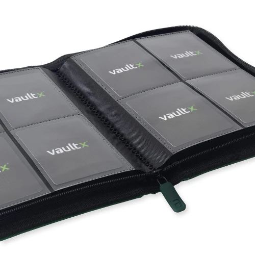 Exo-Tec Zip Binder - 4-Pocket - Forest Green