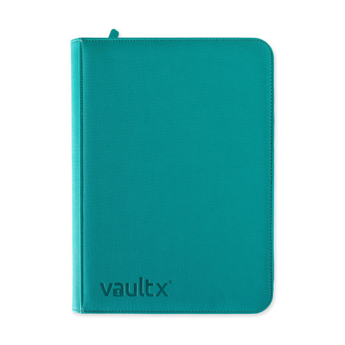 Exo-Tec Zip Binder - 9-Pocket - Ocean Blue