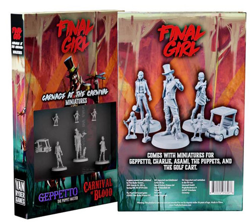 Final Girl: Carnage at the Carnival Miniatures