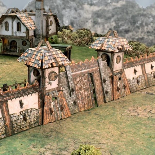 Modular Terrain: Kindom of Hyberia - Ingonsburn Boundary Walls