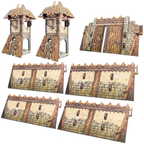 Modular Terrain: Kindom of Hyberia - Ingonsburn Boundary Walls