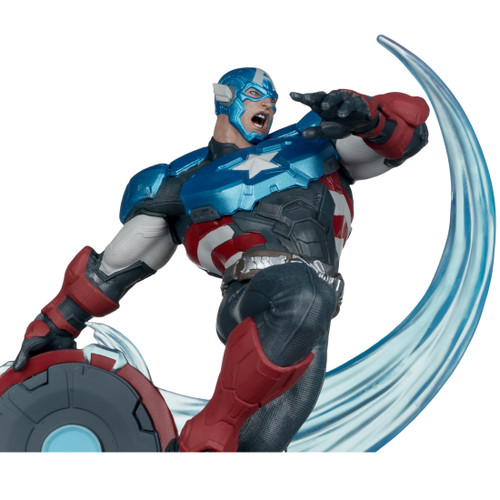 Marvel Rivals: Captain America 1:10th Scale Posed Figure