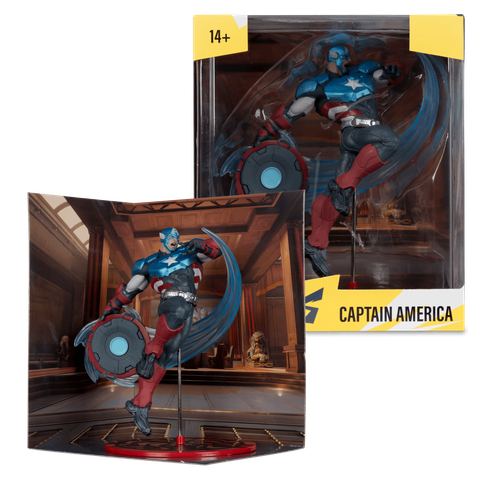 Marvel Rivals: Captain America 1:10th Scale Posed Figure