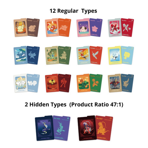 (SIMPLIFIED CHINESE) Pokemon Illustration Rare Metal Card Deck Blind Box