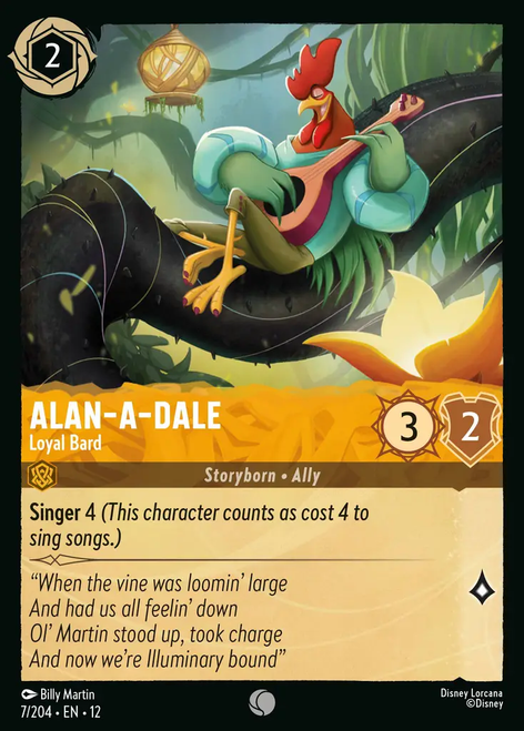 Alan‐A‐Dale - Loyal Bard (Foil)
