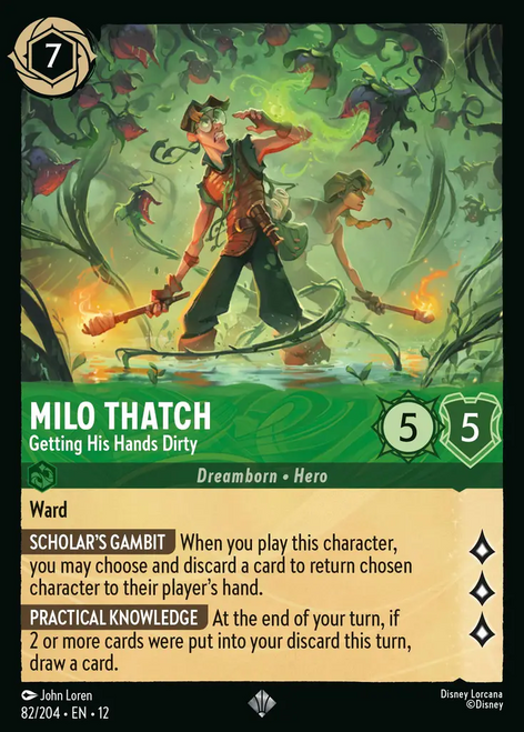 Milo Thatch - Getting His Hands Dirty (Foil)