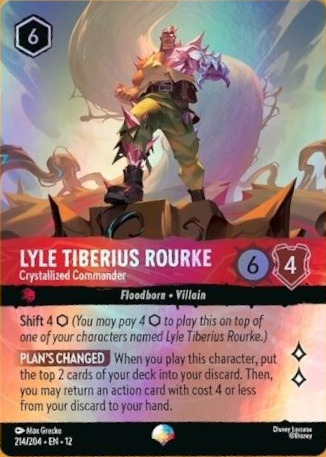 Lyle Tiberius Rourke - Crystallized Commander (Epic Rare)