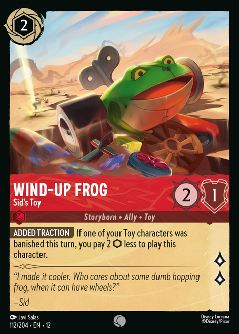 Wind‐Up Frog - Sid's Toy (Foil)