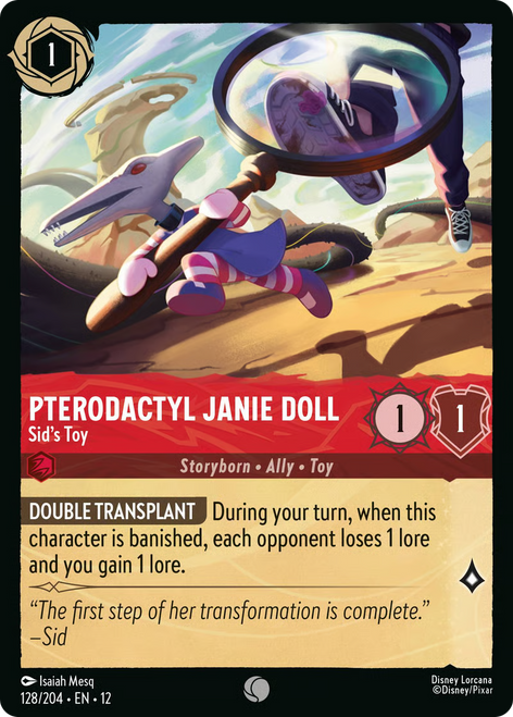 Pterodactyl Janie Doll - Sid's Toy (Foil)