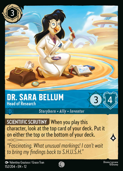 Dr. Sara Bellum - Head of Research (Foil)