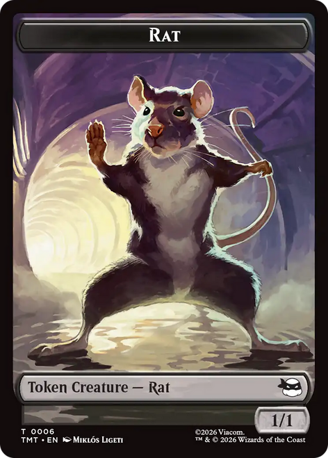 Teenage Mutant Ninja Turtles - Rat Token (Foil)