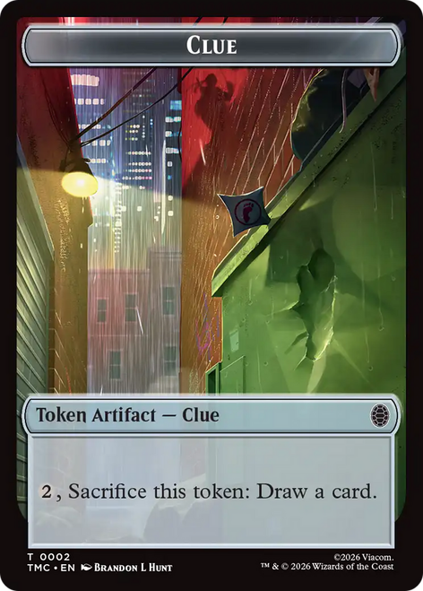 Teenage Mutant Ninja Turtles Commander - Clue Token Token (Foil)