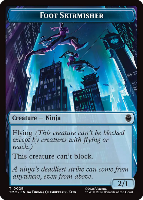 Teenage Mutant Ninja Turtles Commander - Foot Skirmisher Token (Foil)