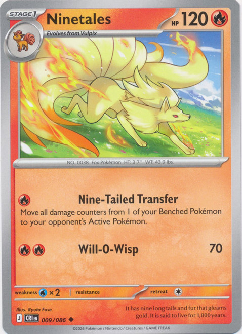 ME Chaos Rising 009/086 Ninetales