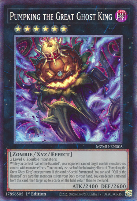 MZMU-EN005 Pumpking the Great Ghost King (Collector's Rare)