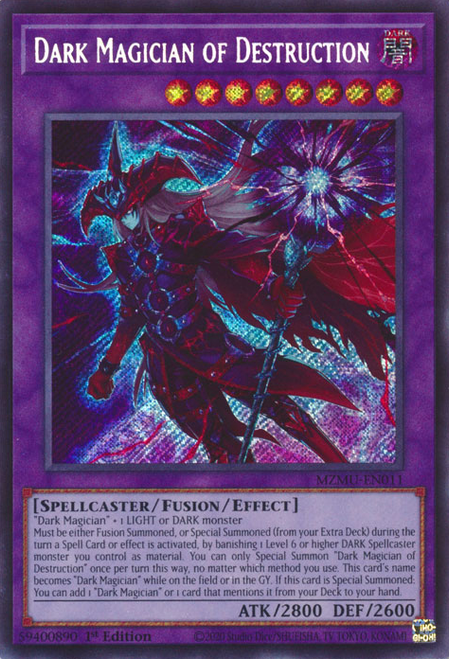 MZMU-EN011 Dark Magician of Destruction (Secret Rare)
