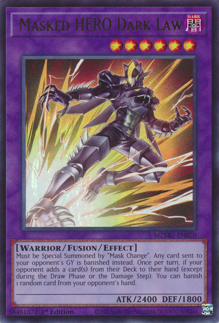 MZMU-EN070 Masked HERO Dark Law