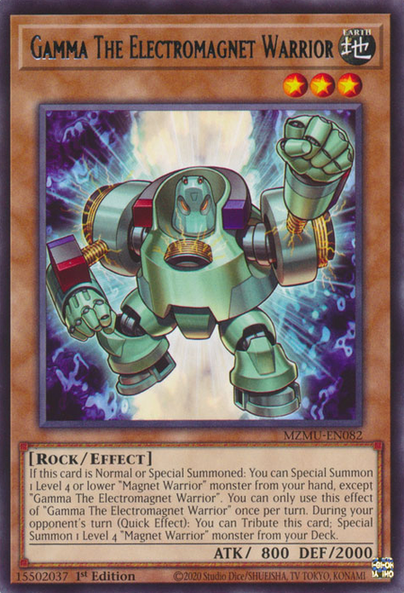 MZMU-EN082 Gamma The Electromagnet Warrior
