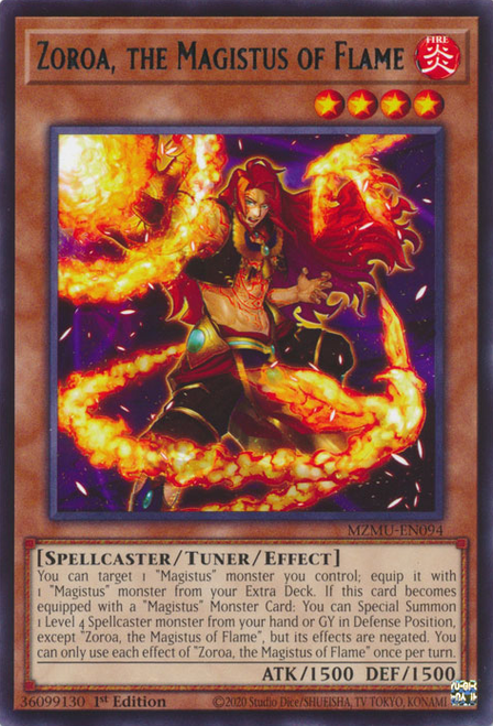 MZMU-EN094 Zoroa, the Magistus of Flame