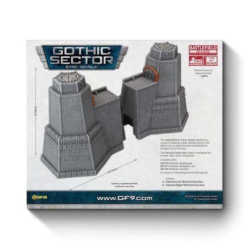 Battlefield in a Box - Gothic Sector: Mundus Imperialis Forttress Ends