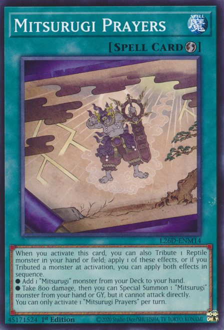 L26D-ENM14 Mitsurugi Prayers (Common)