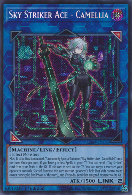 L26D-ENS31 Sky Striker Ace - Camellia (Secret Rare)