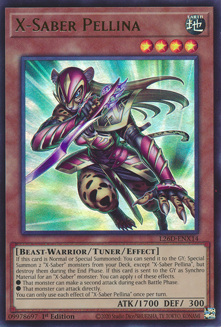 L26D-ENX14 X-Saber Pellina (Ultra Rare)