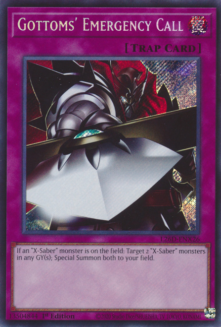 L26D-ENX26 Gottoms' Emergency Call (Secret Rare)