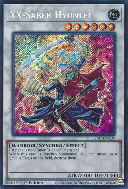 L26D-ENX35 XX-Saber Hyunlei (Secret Rare)