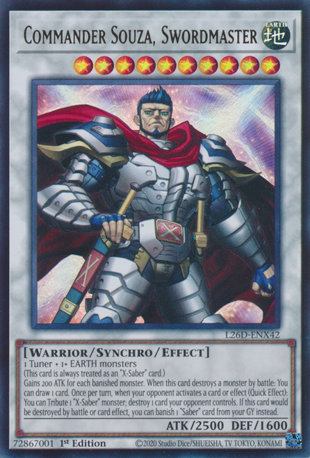 L26D-ENX42 Commander Souza, Swordmaster (Ultra Rare)