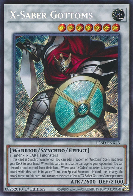 L26D-ENX43 X-Saber Gottoms (Secret Rare)
