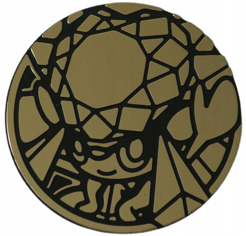 Black & Gold Clear Diancie Oversized Coin