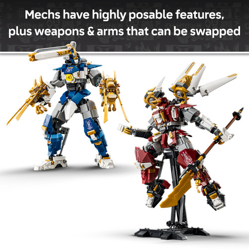 NINJAGO The Twin Titan Mechs Action Figures 71870