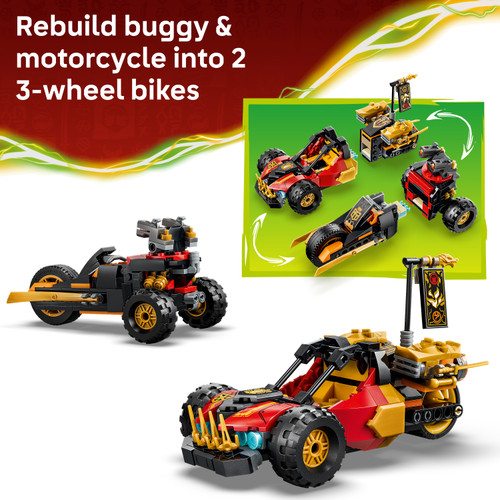 NINJAGO Kai and Cole's Combiner Vehicles 71864