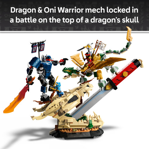 NINJAGO Battle at the Dragon's Blade Display 71871
